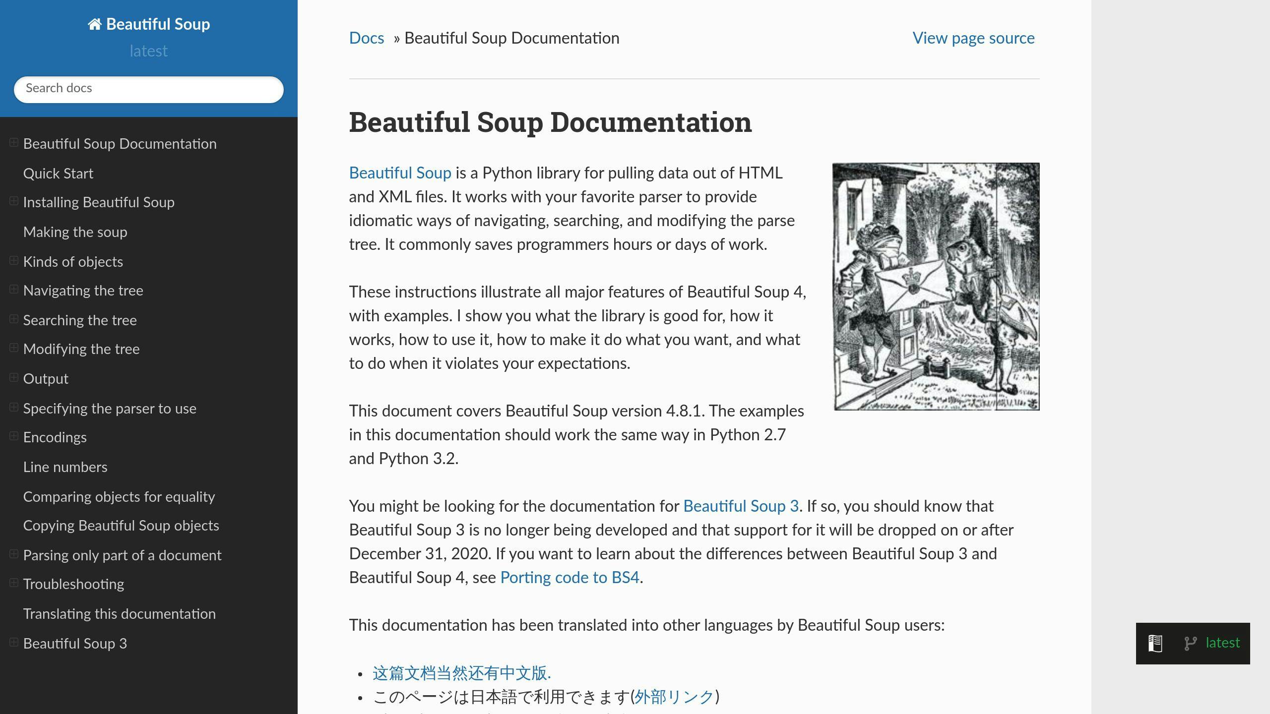 BeautifulSoup